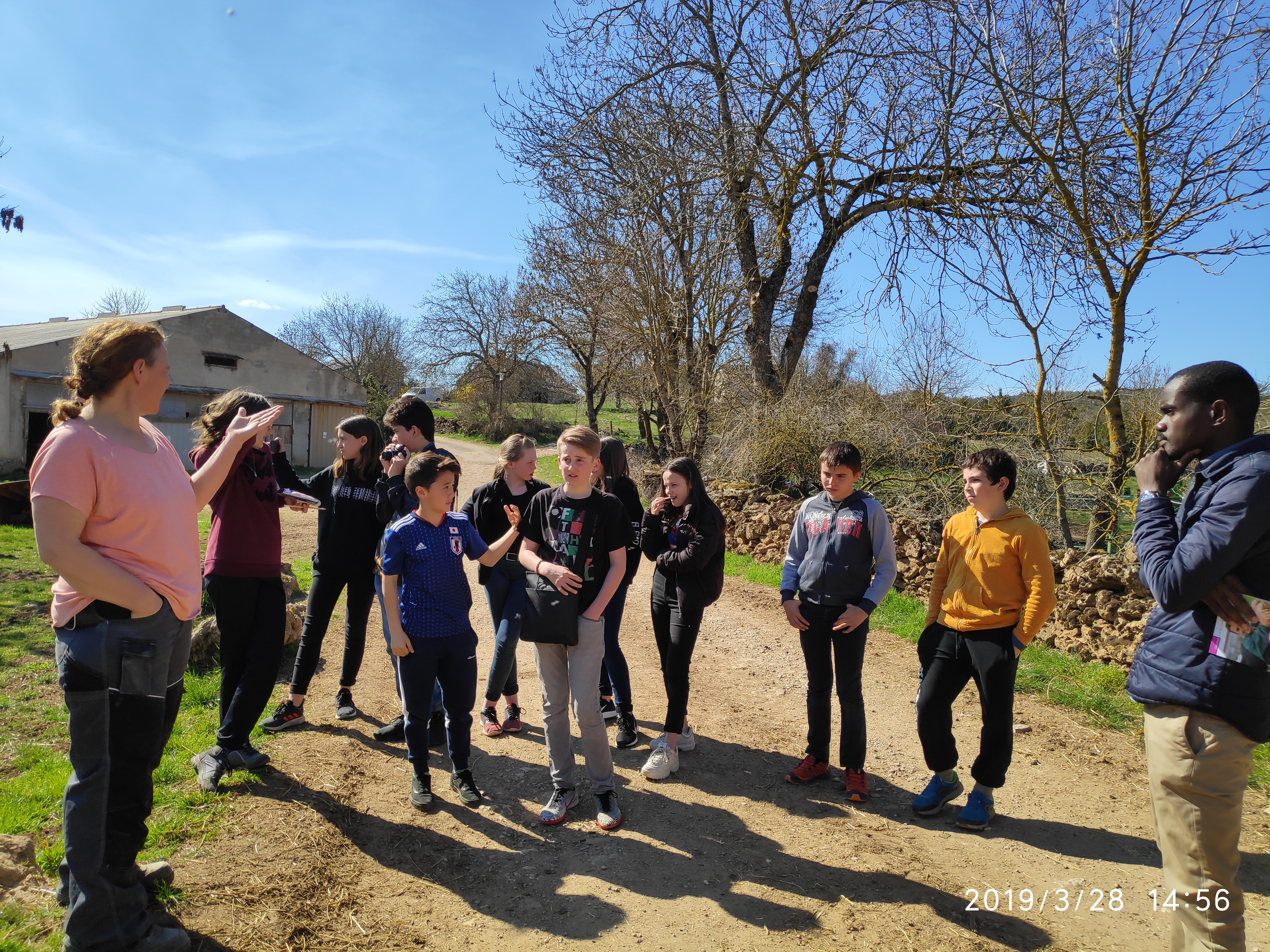 Visite du Gaec de la Viale